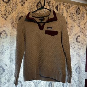 PATAGONIA t snap quilt sweatshirt